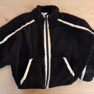 Excellent Condition Joylab High Pipe Pile Black and White Fleece Jacket Sz XL